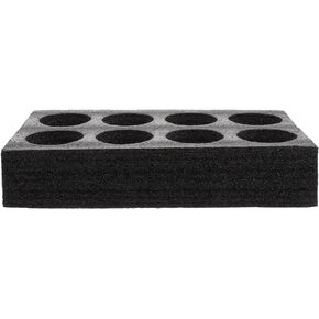 Drink Takeout Holder Disposable Foam Takeout Cup Holder Take Out Beverage Tray for Hot and Cold Cup Carrier Takeout Cafe and Restaurant Food Service Black Model Cup Holder