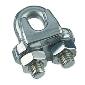 1/8" Type 316 Stainless Steel Wire Rope Cable Clip Clamp (Pack of 25)