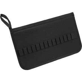 BOMKEE 28 Slots Pencil Sleeve, Binder Pencil Case Inner Page Carrying Pen Pad Fit for Cosmetic Brush, Crayon, Color Pencil, Gel Pen