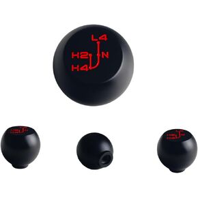 JGR Billet Aluminum Flat Top Classic Engraved 4x4 Transfer Case Shifter Knob Compatible with Toyota Truck Hilux 4Runner Tacoma RF1A VF
