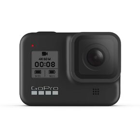 GoPro HERO8 Black - Waterproof Action Camera with Touch Screen 4K Ultra HD Video 12MP Photos 1080p Live Streaming Stabilization w/Sleeve + Lanyard (HERO8 Black) Blackout - Official Accessory