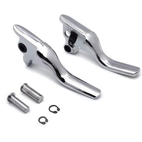 XKMT- Short Hand Brake Lever (Black) Replacement of Motorcycle Parts Compatible with Harley 2008-2013 Touring Trike Motorcycle Aluminum Replacement [P/N: MT241-026ST-BK]