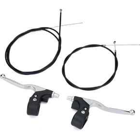 WEIYINGSI 43cc 49cc Gas Scooter Front Rear Brake Cable with Lever Kit Stand Up Gasoline Scooter