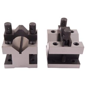 HHIP 3402-0002، 2-3/8 طول × 2-3/8 عرض × 2 ارتفاع دقة V-Block ومجموعة CLAMP
