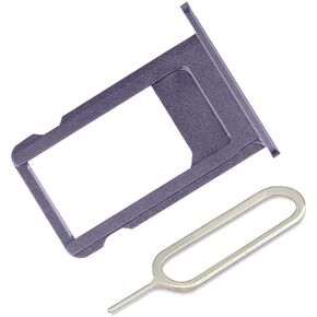 LIBAI-V Sim Tray Holder Compatible with iPhone 6s Plus with Removal Ejet Pin + Cloth (Gold)