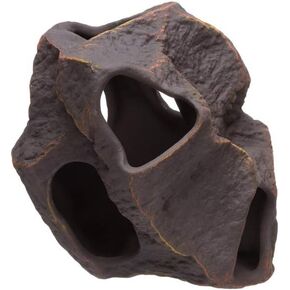 plecoceramics حوض السمك ديكورات السيراميك كهف بيتا ديكور الحجر - حوض السمك حوض السمك ديكور مخبأ لتربية Cichlids Plecos Betta Toys Hideout (Cliff)