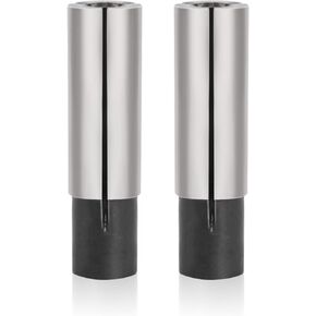2 Pack 1/4" to 1/8" Collet Adapter, High-Carbon Steel 1/4 to 1/8 Router Collet Adapter Converter for CNC Lathe Router Cutter Milling Bit Collet Reducer