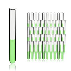 Utile 50pcs of Plain Cylindrical Glass Test Tubes, Vol.20ml, 20x150mm, Medium Borosilicate Glass Material, 4004.0135.50