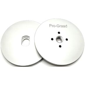 Pro-Graad 3" Aluminum Insertable Premium Safety Flange for Airway Buffing & Polishing Wheels, Self-Tightening Safety Flanges, for use with 5/8"-11 Threaded Tools and 3" Center Airway Buffs, 1 Set