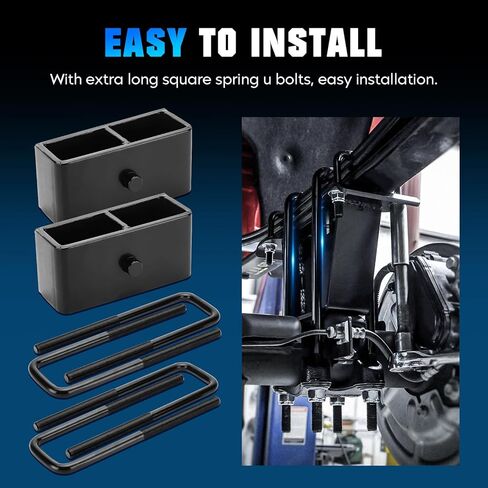 2inch Rear Lift Blocks Fit for Dodge Ram 1500 2002-2008, Fit for Ram 2500 2003-2009, Leveling Lift Kit Fit for Ram 2500 RWD 2010, Fit for Ram 3500 2003, Fit for Ram 3500 2004-2010 in Saudi Arabia