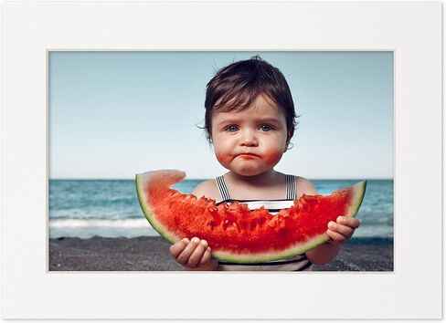 سجادة مقاس 11 × 14 لإطار مقاس 12 × 18 - لوحة حصيرة مسبقة القطع خالية من الأحماض باللون الأبيض مقاس 11 × 14 صورة غير لامعة مصنوعة لتناسب إطار صورة مقاس 12 × 18، لوحة حصيرة ممتازة للصور العائلية، مجموعات العرض، الفن، تأطير الصور، حزمة من 1 حصيرة in Kuwait