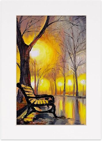 سجادة مقاس 11 × 14 لإطار مقاس 12 × 18 - لوحة حصيرة مسبقة القطع خالية من الأحماض باللون الأبيض مقاس 11 × 14 صورة غير لامعة مصنوعة لتناسب إطار صورة مقاس 12 × 18، لوحة حصيرة ممتازة للصور العائلية، مجموعات العرض، الفن، تأطير الصور، حزمة من 1 حصيرة in Kuwait