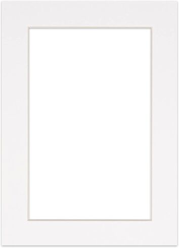 سجادة مقاس 11 × 14 لإطار مقاس 12 × 18 - لوحة حصيرة مسبقة القطع خالية من الأحماض باللون الأبيض مقاس 11 × 14 صورة غير لامعة مصنوعة لتناسب إطار صورة مقاس 12 × 18، لوحة حصيرة ممتازة للصور العائلية، مجموعات العرض، الفن، تأطير الصور، حزمة من 1 حصيرة in Kuwait