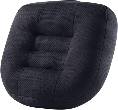 DYMGFZD Office Chair Cushions for Back and Butt, Ergonomic Chair/Seat Cushion for Long Sitting, Sitting Pillow for Automobile, Wheelchair, Computer Chair and Office Chair Hip Support Black in Saudi Arabia