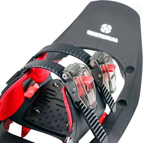 حذاء Winterial Mammoth مقاس 25 بوصة خفيف الوزن من البوليمر لتضاريس الجبال مريح بمقدمة مربعة للمستخدمين المتقدمين، أسود وأحمر in Kuwait