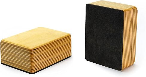 Striped Handstand Blocks (2 Solid Non-Slip Wooden Blocks) in Saudi Arabia