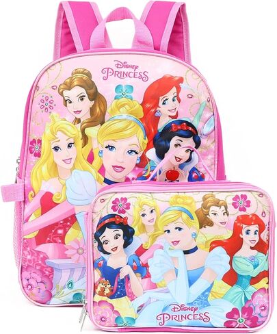Princess Girl's 16" Backpack W/Detachable Lunch Box in Kuwait