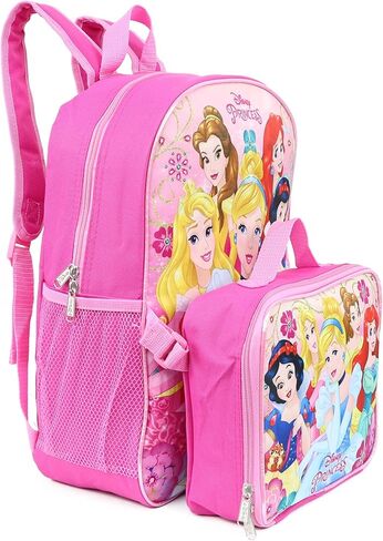 Princess Girl's 16" Backpack W/Detachable Lunch Box in Kuwait
