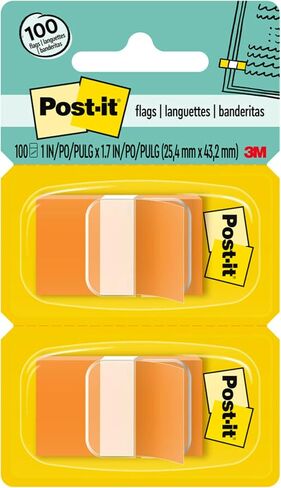 أعلام Post-it، 50/موزع، 2 موزع/عبوة، 1 بوصة عرض، برتقالي (680-OE2) in Saudi Arabia