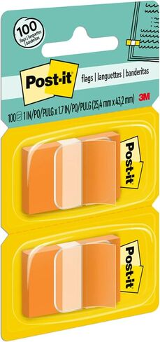 أعلام Post-it، 50/موزع، 2 موزع/عبوة، 1 بوصة عرض، برتقالي (680-OE2) in Saudi Arabia