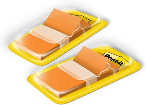 أعلام Post-it، 50/موزع، 2 موزع/عبوة، 1 بوصة عرض، برتقالي (680-OE2) in Saudi Arabia