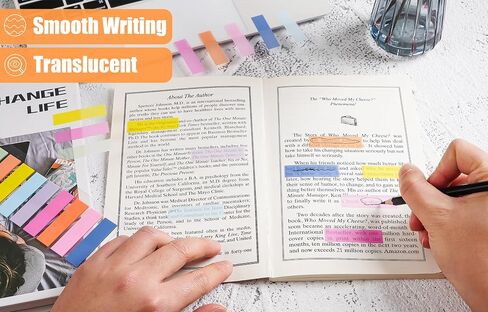 2600 قطعة من علامات تبويب الكتب، وعلامات تبويب التعليقات التوضيحية لملحقات الكتب، وعلامات صفحات موراندي الملونة، وأعلام الكتب الشفافة القابلة للكتابة وتغيير الموضع وعلامات تبويب مؤشر الشريط in Kuwait