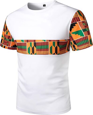 طقم تي شيرت وسروال قصير للرجال من ZEROYAA على الطراز الأفريقي، بدلة رياضية شبكية، ملابس Dashiki in Kuwait