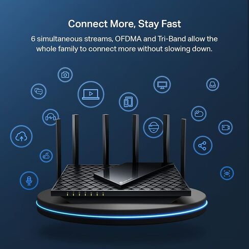 Certified Refurbished TP-Link AXE5400 Tri-Band WiFi 6E Router (Archer AXE75)- Gigabit Wireless Internet Router, ax Router for Gaming, VPN Router, OneMesh, WPA3 (Renewed) in Saudi Arabia