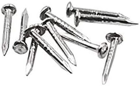 Small Nail Round Head Tiny Nails String Art Nails Hand-Made Hardware Accessories Fasteners Mini Nails 200pcs (0.04x0.4inch, Silver) in Saudi Arabia