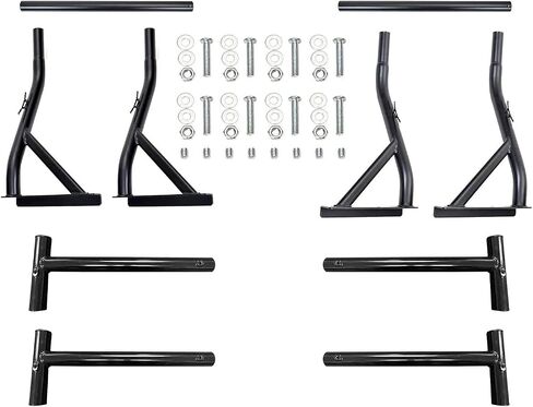 TMS 800Ibs Capacity Extendable Universal Steel Pick-Up Truck Ladder Rack Low Profile Sport Bar Utility Two bar Set (Patent Pending) (24'') in Saudi Arabia