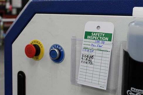 NMC Inspection Record Tag with Ties, 25-Pack, Double-Sided, 3" x 6" Unrippable Vinyl, Made In The USA, RPT170 in Saudi Arabia