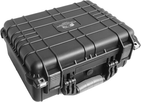 حافظة Case Club صلبة لتناسب PS5 Slim - حقيبة حمل مقاومة للماء تتضمن مساحة تخزين لسماعات الرأس وفتحات مخصصة للعبة واحدة وحامل و1-2 وحدة تحكم (PlayStation 5 Slim) in Saudi Arabia
