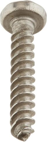 أجزاء صغيرة 0208LTP188 18-8 برغي دوار من الفولاذ المقاوم للصدأ للبلاستيك، لمسة نهائية خاملة، رأس المقلاة، محرك النجمة، حجم الخيط #2-28، طول 1/2 بوصة (عبوة من 100) in Kuwait