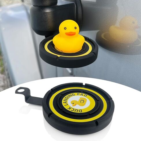 Duck Landing Pad,Duck Zone for Jeep,Duck Landing Zone for Jeep Wrangler,Duck Holder,Review Mirror Duck Landing Pad Compatible with Jeep Wrangler JK/JKU 2007-2018 in Kuwait