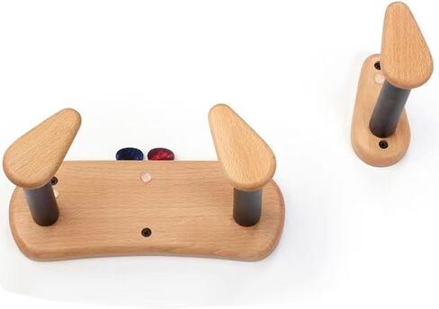 حامل جيتار على الحائط من Hidear لجيتار القيثارة والبانجو والكمان والشماعات الأفقية من خشب الزان ورف عرض جيتار منفصل وحامل جداري لعرض الجيتار in Kuwait