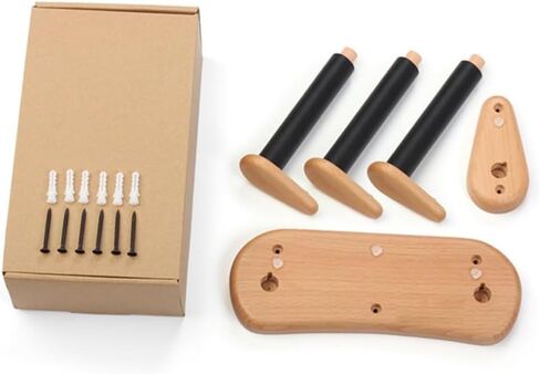 حامل جيتار على الحائط من Hidear لجيتار القيثارة والبانجو والكمان والشماعات الأفقية من خشب الزان ورف عرض جيتار منفصل وحامل جداري لعرض الجيتار in Kuwait