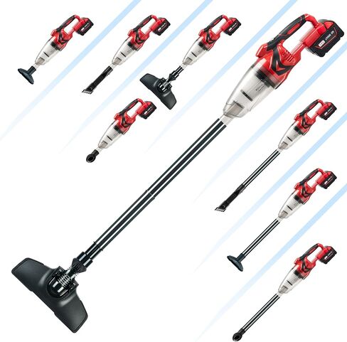 مكنسة كهربائية لاسلكية من IRONFIST لبطاريات Milwaukee M18، مكنسة كهربائية محمولة لتنظيف شعر الحيوانات الأليفة والسجاد والأرضيات الصلبة (بدون بطارية) in Kuwait