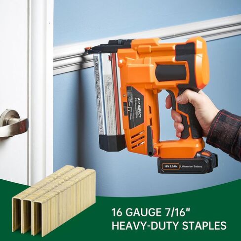 Mprove 16 مقياس 7/16 بوصة دبابيس تاج ضيقة، 1-3/8 بوصة طول الساق 35 مم عرض التاج تنجيد دبابيس مجلفنة شديدة التحمل لبنادق دباسة تاج ضيقة كهربائية أو هوائية (1200 لكل صندوق) in Kuwait