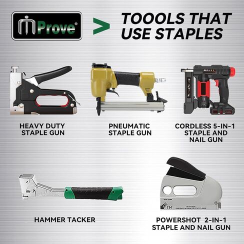 Mprove 16 مقياس 7/16 بوصة دبابيس تاج ضيقة، 1-3/8 بوصة طول الساق 35 مم عرض التاج تنجيد دبابيس مجلفنة شديدة التحمل لبنادق دباسة تاج ضيقة كهربائية أو هوائية (1200 لكل صندوق) in Kuwait