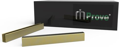 Mprove 16 مقياس 7/16 بوصة دبابيس تاج ضيقة، 1-3/8 بوصة طول الساق 35 مم عرض التاج تنجيد دبابيس مجلفنة شديدة التحمل لبنادق دباسة تاج ضيقة كهربائية أو هوائية (1200 لكل صندوق) in Kuwait