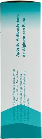 Silver Alginate (Antibacterial Alginate with Silver) 4.25"x4.25" Sterile; 20 Wound Dressings Per Box (1) Areza Medical in Saudi Arabia
