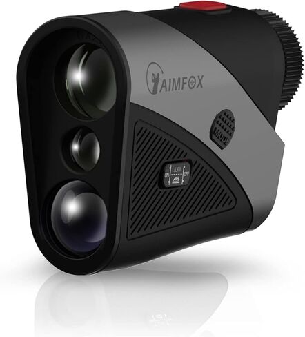 Aimfox A300 Golf Yardage Rangefinder مع مفتاح منحدر، سطح مطاطي صغير محمول لمسافة الليزر، رؤية واسعة، نظام تركيز أكثر دقة وسرعة، مصمم للاعبي الغولف المحترفين in Saudi Arabia