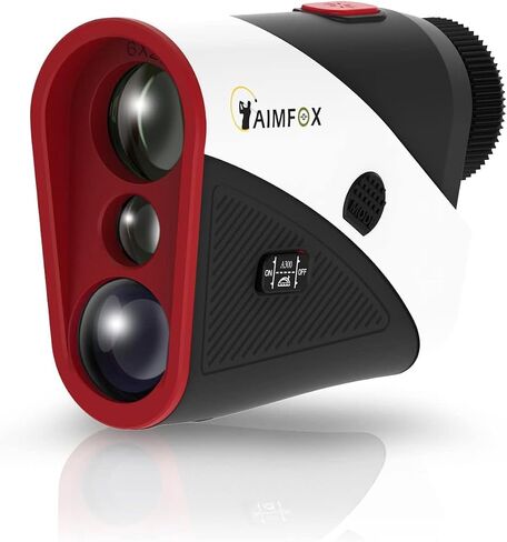 Aimfox A300 Golf Yardage Rangefinder مع مفتاح منحدر، سطح مطاطي صغير محمول لمسافة الليزر، رؤية واسعة، نظام تركيز أكثر دقة وسرعة، مصمم للاعبي الغولف المحترفين in Saudi Arabia