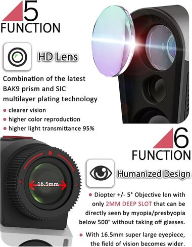 Aimfox A300 Golf Yardage Rangefinder مع مفتاح منحدر، سطح مطاطي صغير محمول لمسافة الليزر، رؤية واسعة، نظام تركيز أكثر دقة وسرعة، مصمم للاعبي الغولف المحترفين in Saudi Arabia