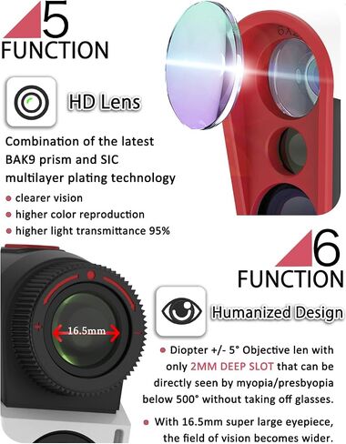 Aimfox A300 Golf Yardage Rangefinder مع مفتاح منحدر، سطح مطاطي صغير محمول لمسافة الليزر، رؤية واسعة، نظام تركيز أكثر دقة وسرعة، مصمم للاعبي الغولف المحترفين in Saudi Arabia