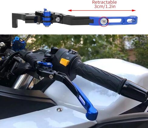 CHIFUN Brake Lever and Clutch Lever Set Replacement for Yamaha YZF R1/R1M/R1S 2015-2020 YZF R6 2017-2020 MT-09 2021-2022 Aluminum Motorcycle Handlebar Lever Foldable Length Adjustable(Black) in Saudi Arabia