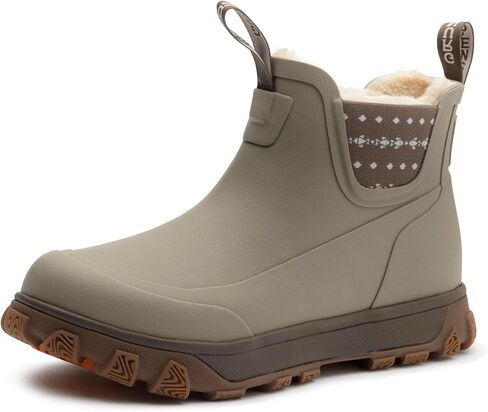 Grundéns Women's Deviation Sherpa Ankle Boot | Commercial-grade waterproof boots with fleece-lined warmth, rugged protection, non-marking grip in Saudi Arabia