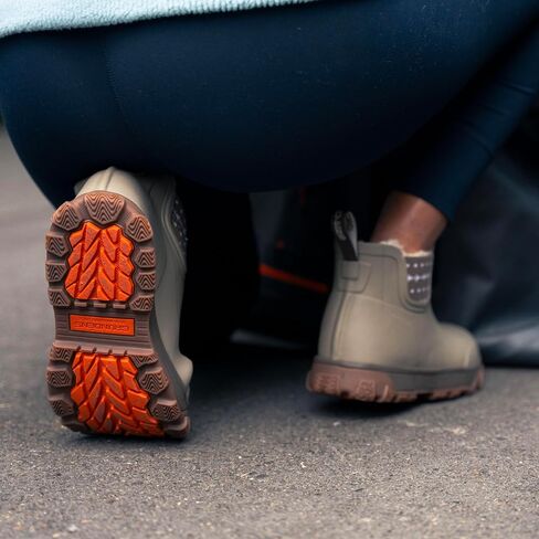 Grundéns Women's Deviation Sherpa Ankle Boot | Commercial-grade waterproof boots with fleece-lined warmth, rugged protection, non-marking grip in Saudi Arabia