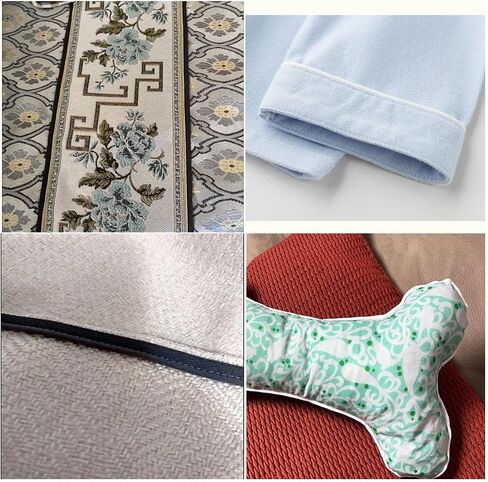Piping Trim with Welting Cord 1/2 Inch 26 Yards Fabric Edge Trim for Sewing Decoration DIY Crafts (Red, 2103) in Saudi Arabia