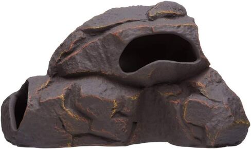 plecoceramics حوض السمك ديكورات السيراميك كهف بيتا ديكور الحجر - حوض السمك حوض السمك ديكور مخبأ لتربية Cichlids Plecos Betta Toys Hideout (Cliff) in Kuwait